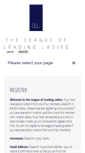 Mobile Screenshot of leagueofleadingladies.com